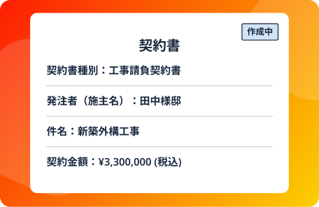 契約書作成